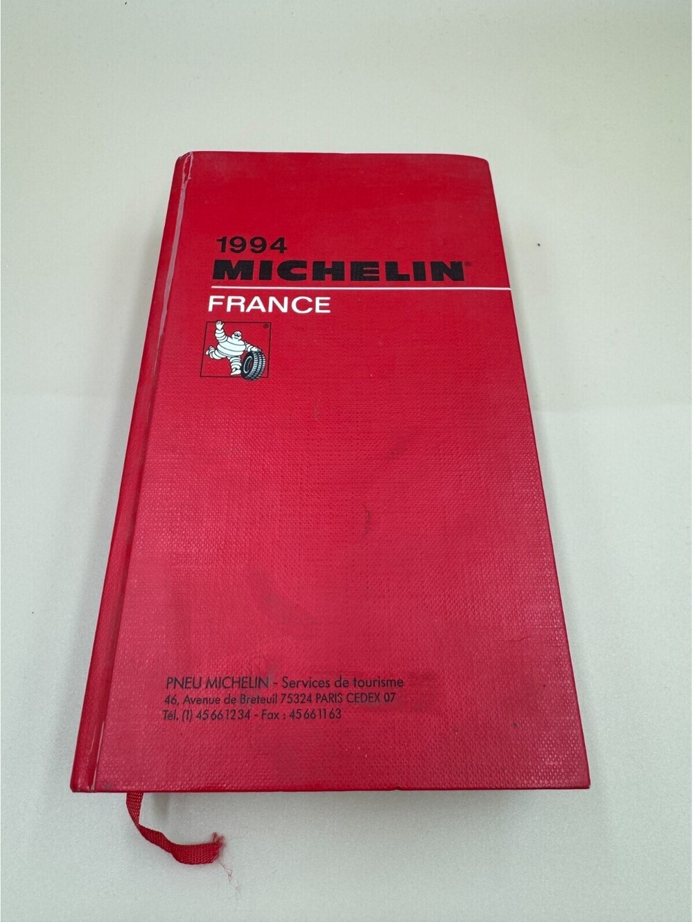 Pneu Michelin Red Guide 1994 : France Michelin Red Hotel & Restaurants French VG